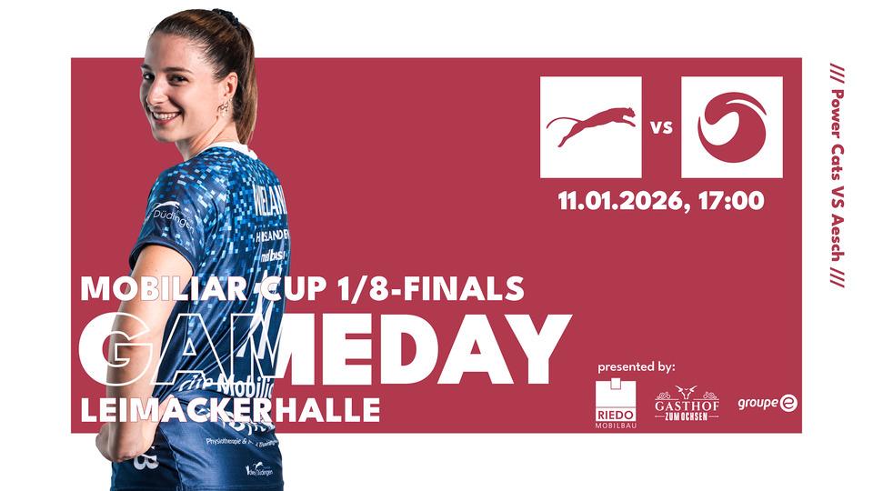 Poster of Volleyball, Mobiliar Cup: Volley Düdingen – Sm'Aesch Pfeffingen