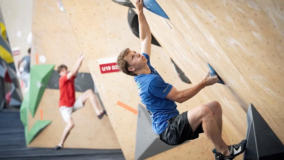 Poster Swiss Climbing Cup, Zürich: Boulder SM - Final Elite Männer
