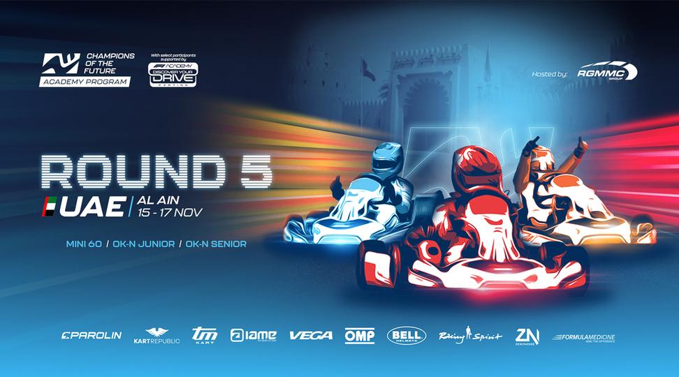 Poster Motorsport: Champions of the Future Academy Program 2025, Al Ain