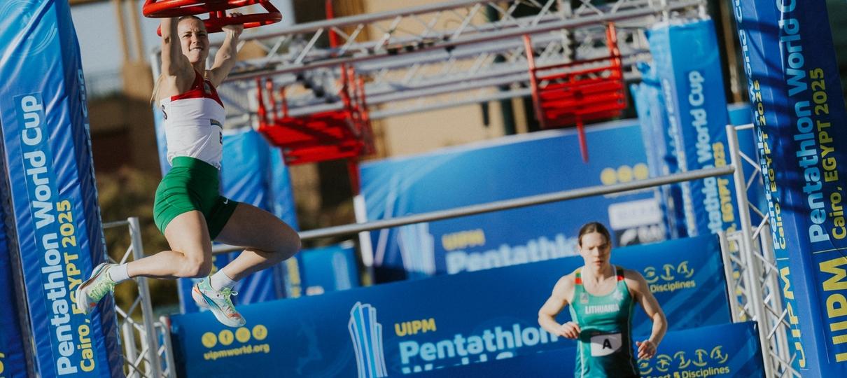 Poster UIPM Modern Pentathlon: Weltcup Budapest, Frauen, Final