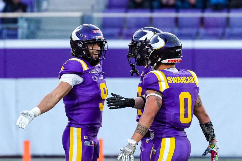 Poster American Football: League Europe, Vienna Vikings vs. London Warriors, 1. Halbfinal