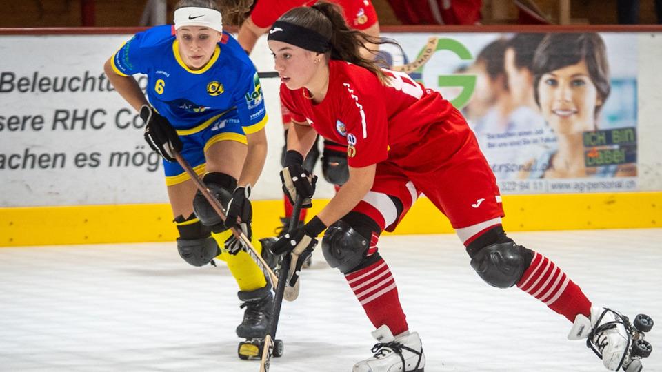 Poster Rollhockey, Cup Damen, Halbfinal: RHC Diessbach vs. RSC Uttigen