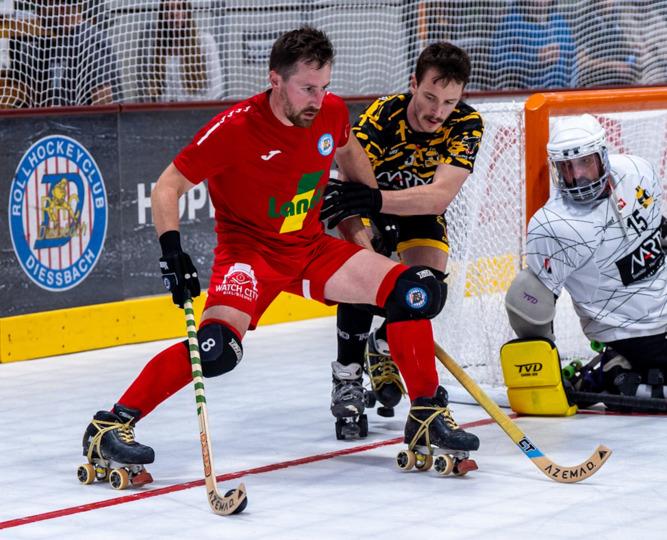 Poster Rollhockey NLB - Playout: RHC Diessbach II vs. RHC Uri