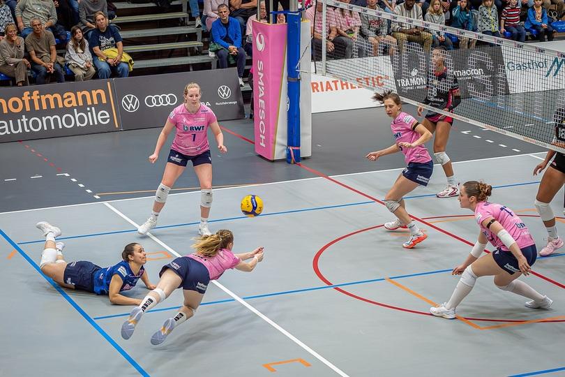 Poster Volleyball, NLA Frauen: Sm'Aesch Pfeffingen - Raiffeisen Volley Toggenburg