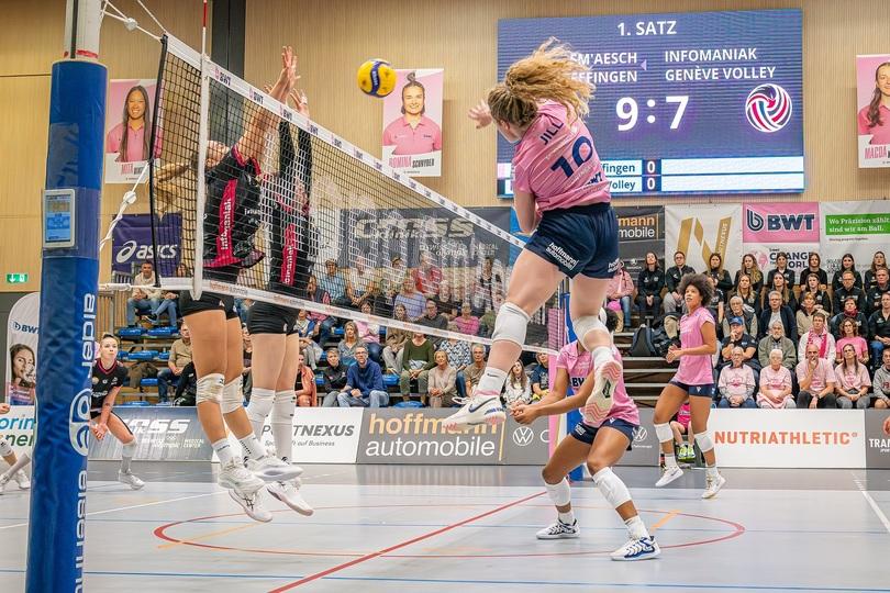 Poster Volleyball, NLA Frauen: Sm'Aesch Pfeffingen - Viteos NUC