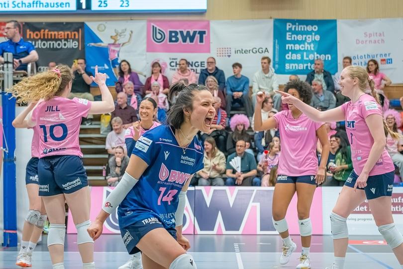 Poster of Volleyball, NLA Frauen, Rang 3-4: Sm'Aesch Pfeffingen - Volley Düdingen