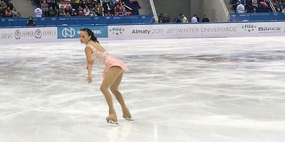 Winteruniversiade: Eiskunstlauf Kür Frauen, Krasnoyarsk (RUS)