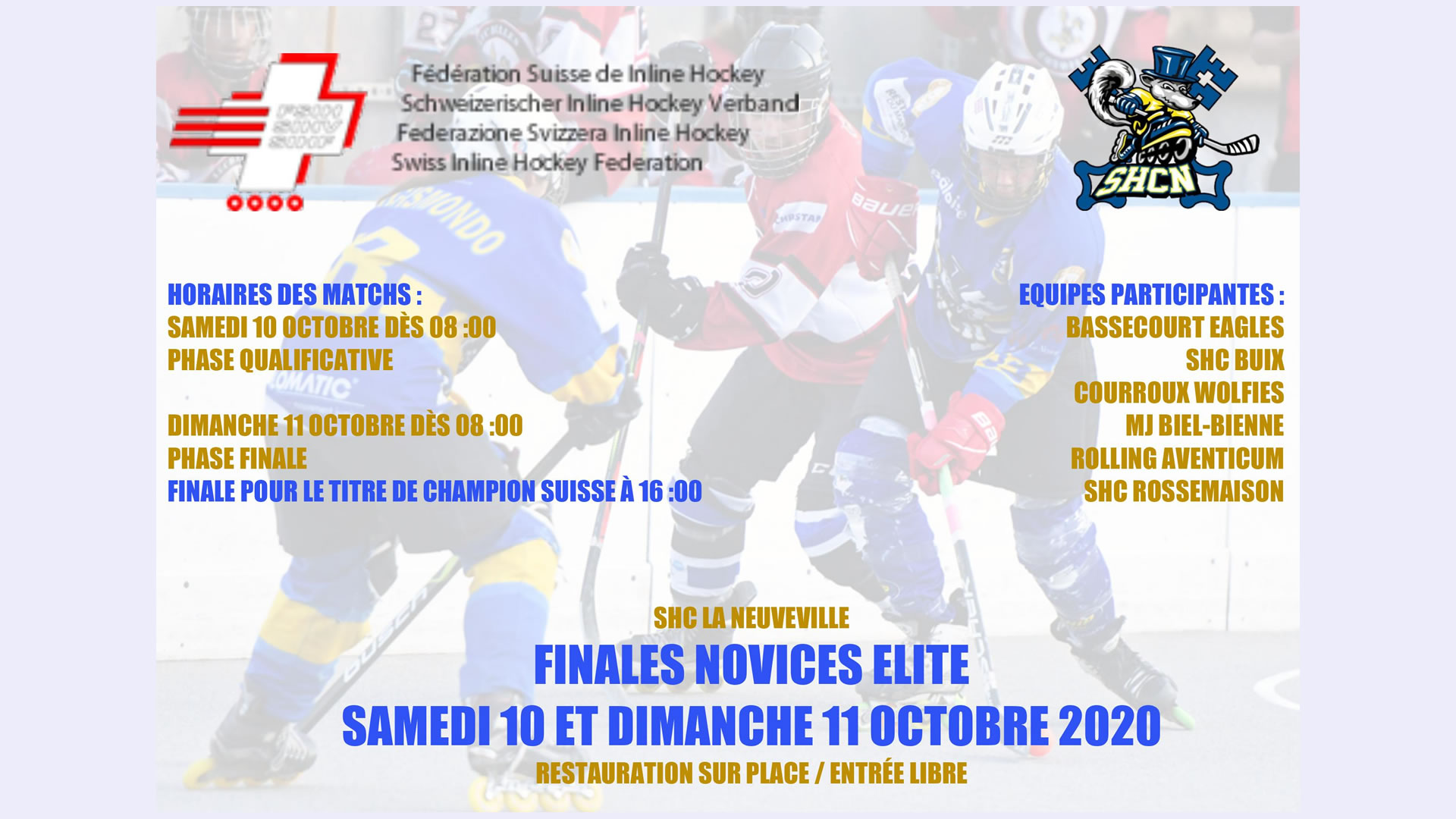Inline Hockey Novizen Finale, La Neuveville