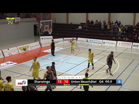 Starwings Basket vs. Union Neuchâtel Basket – Game Highlights