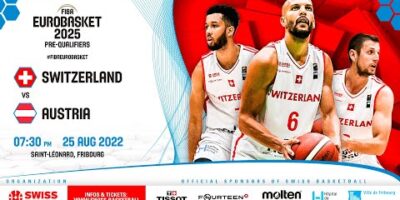 FIBA Eurobasket 2025 Pre-Qualfiers - SUI vs AUT - 25.08.22