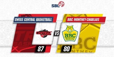 Swiss Central Basketball vs. BBC Monthey-Chablais - Game Highlights