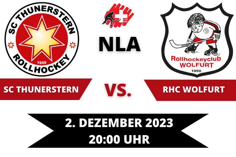 Rollhockey NLA Herren Qualifikation – SC Thunerstern vs. RHC Wolfurt