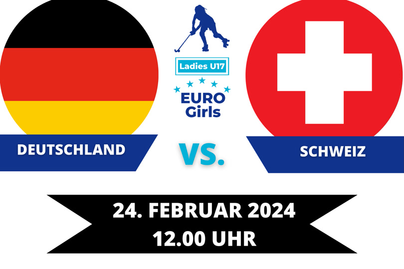 Rollhockey Euro Girls: Deutschland vs. Schweiz